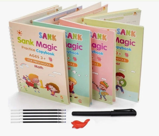 Magic Practice Copybook (4 Book + 10 Refill) (A-127);;'''[;;'[[]